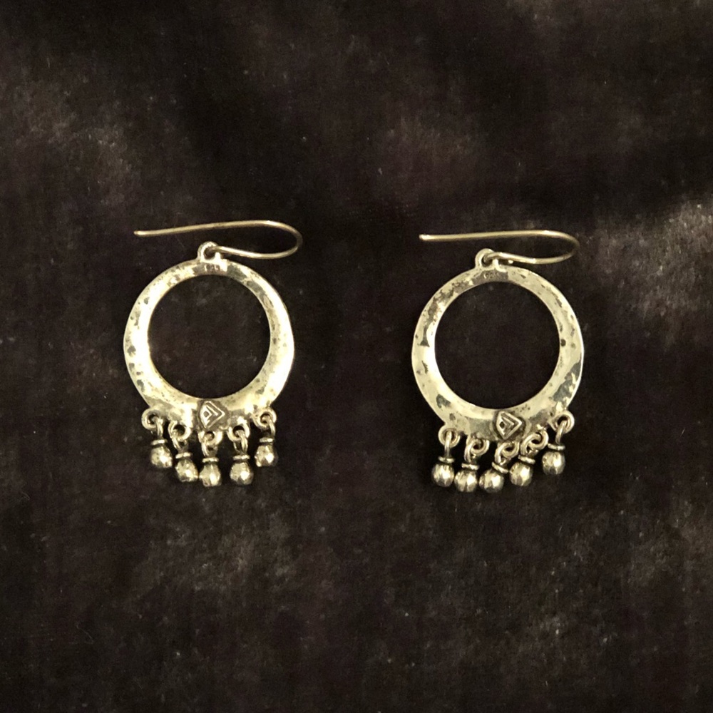 Silver earrings